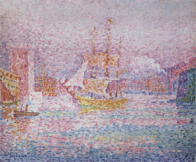 Paul Signac Harbour at Marseilles